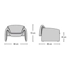 Le Club Armchair - club armchair from Nue Modern
