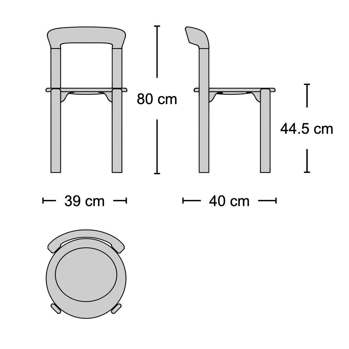 Rey Chair - wooden dining chair from Nue Modern