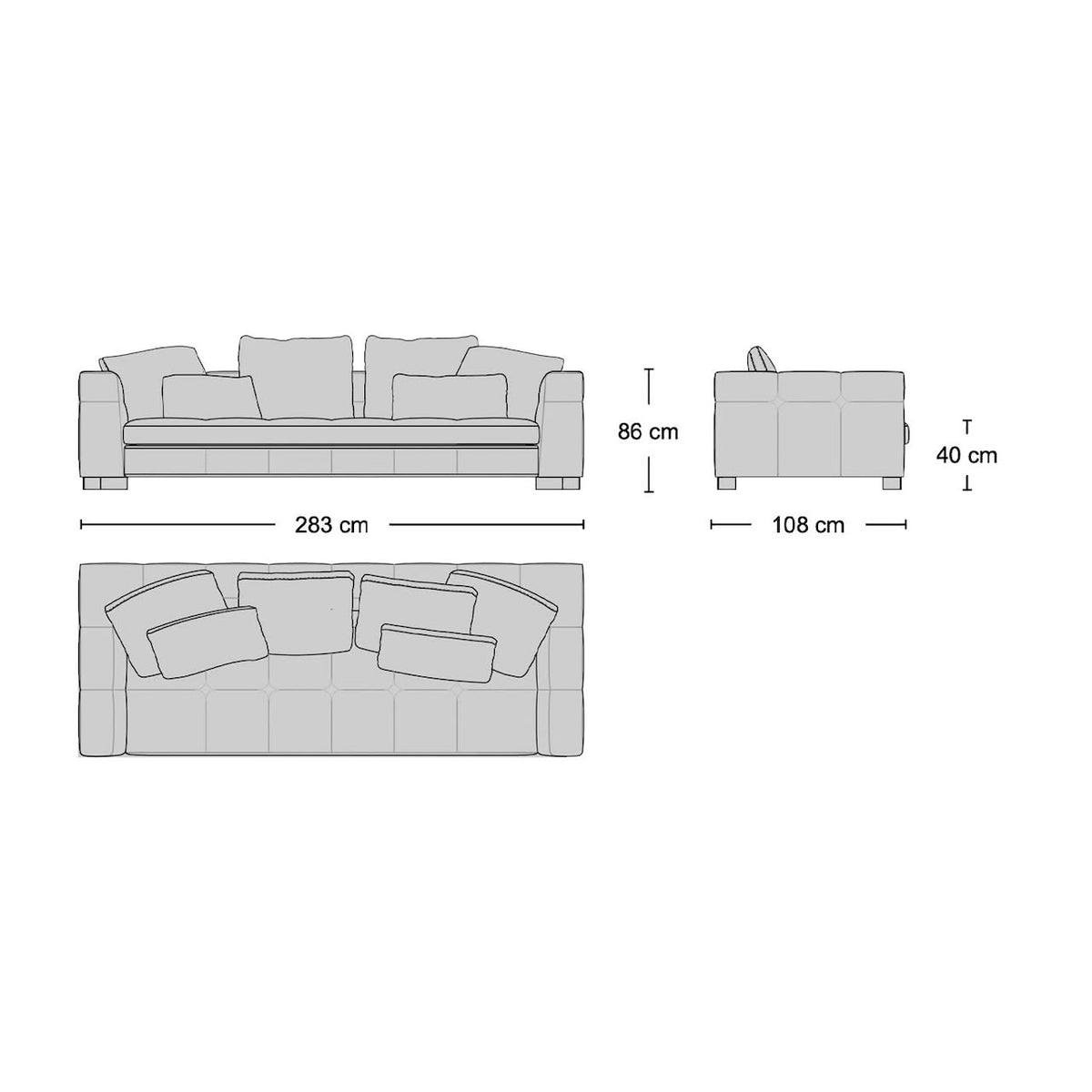 Portman Sofa - tailored sofa from Nue Modern