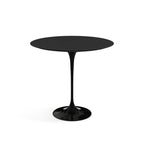 Pedestal Side Table - black or white top and base