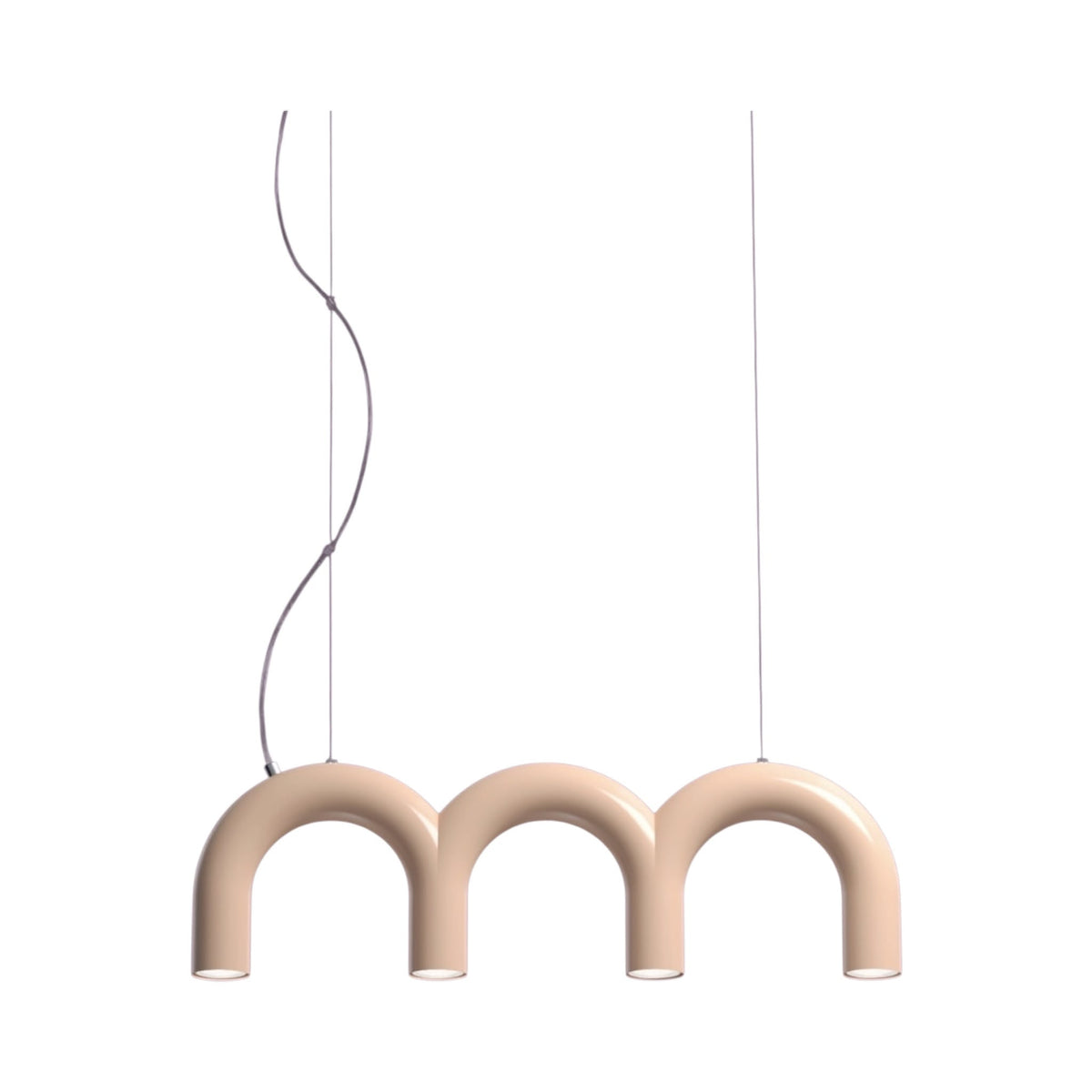 Arch Triple Pendant - three-light ceiling pendant for round dining tables