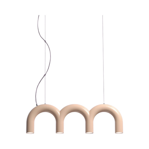 Arch Triple Pendant - three-light ceiling pendant for round dining tables