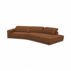 Budapest Large Sectional Sofa - grand European-style curved seating landscape