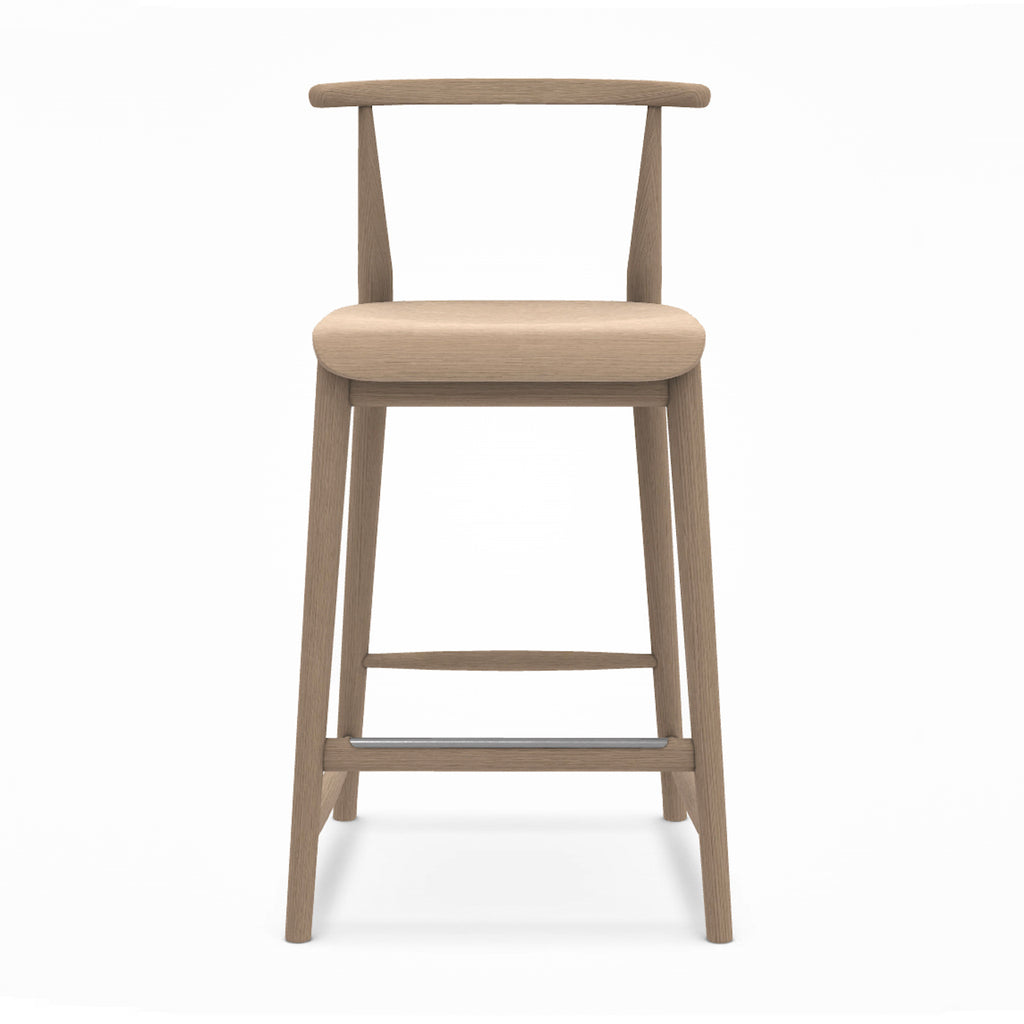 Jens Barstool - Scandinavian-style barstool with a contoured seat
