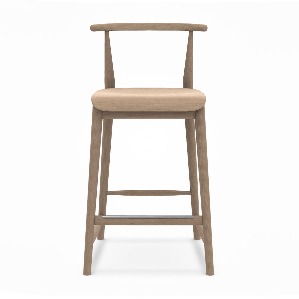 Jens Barstool - Scandinavian-style barstool with a contoured seat