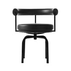 LC7 Swivel Chair - leather upholstery