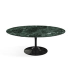 Oval Pedestal Coffee Table - Marble Top - oval coffee table for the living room