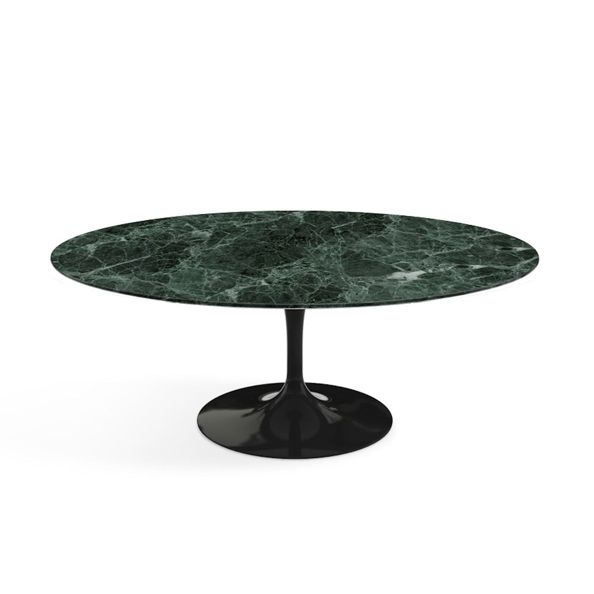 Oval Pedestal Coffee Table - Marble Top - oval coffee table for the living room