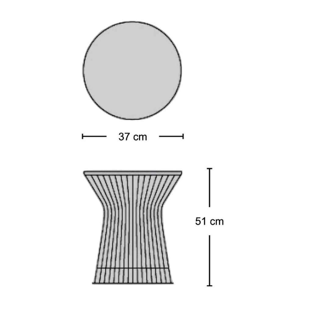 Platner Side Table - wire side table from Nue Modern