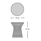 Platner Side Table - wire side table from Nue Modern