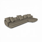 Ralph 3-Seater Sofa With Chaise - three seats flowing into a lounging chaise