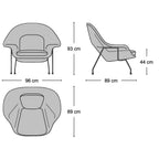 Womb Chair - lounge chair from Nue Modern