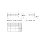 Tufty modular sofa TF004 - quality upholstery