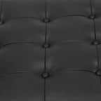 Florence 3-Seater Bench - upholstery on slim polished legs