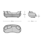 Ralph 2-Seater Sofa - two-seater sofa from Nue Modern