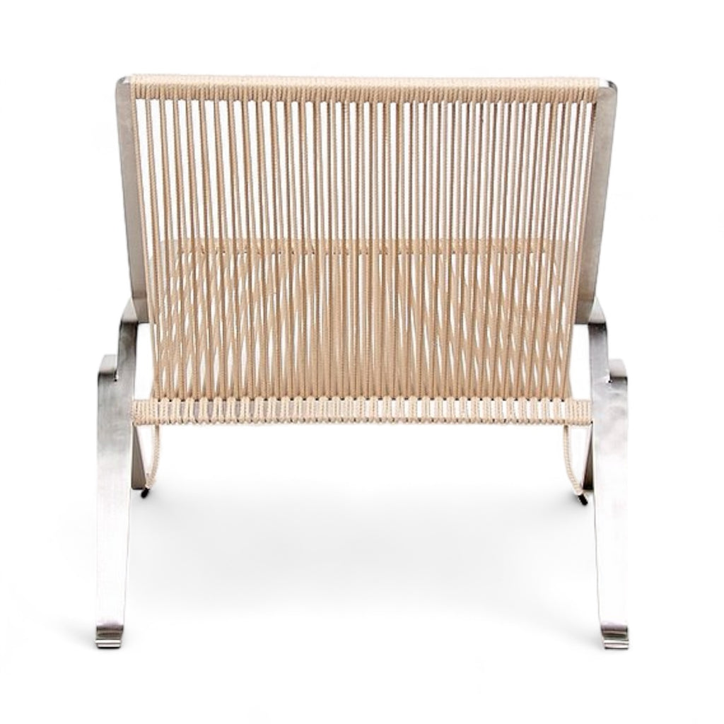 PK25 Lounge Chair - woven rope seat