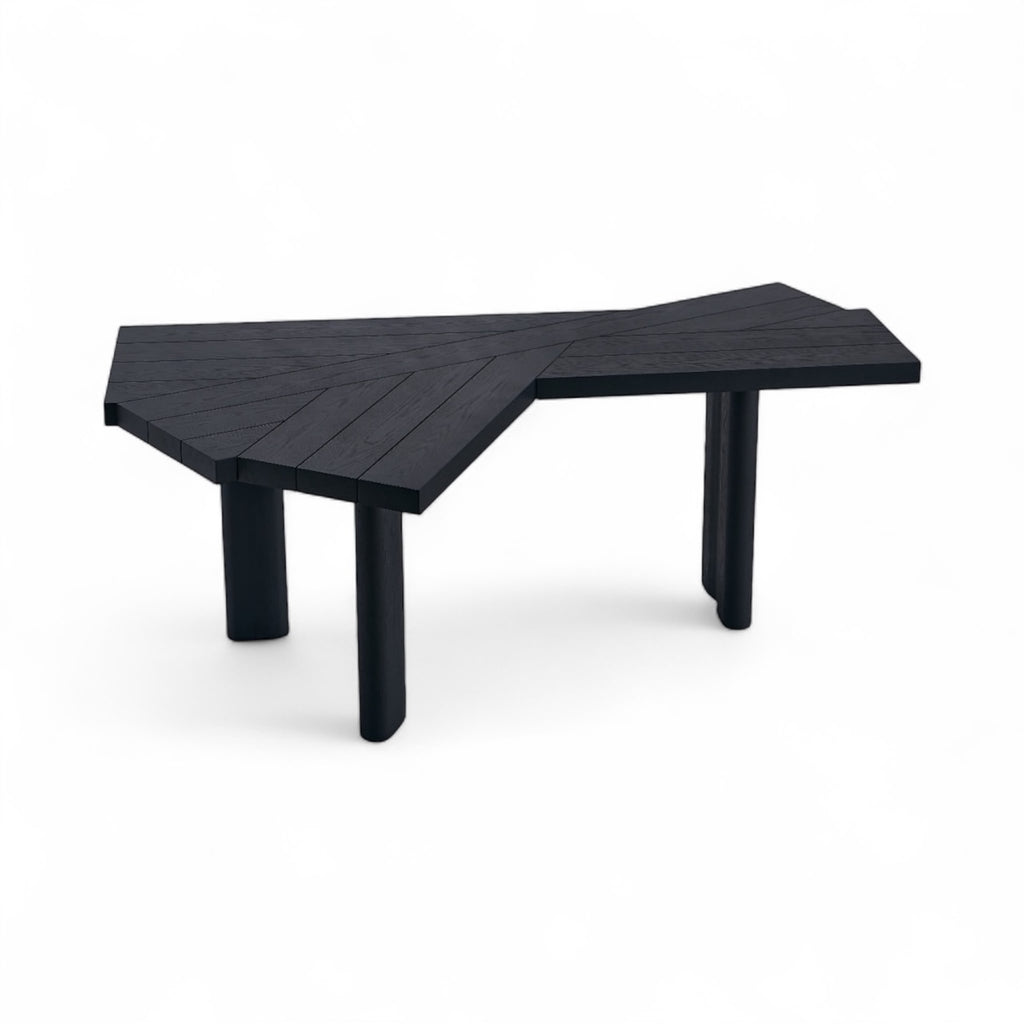 Ventaglio Desk Table - fan-shaped desk with a splayed top