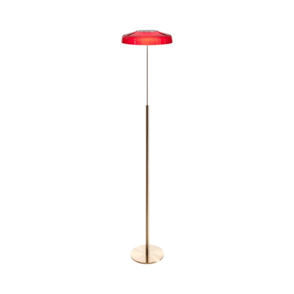 Dora Floor Lamp - rounded diffusing shade on a slender stem