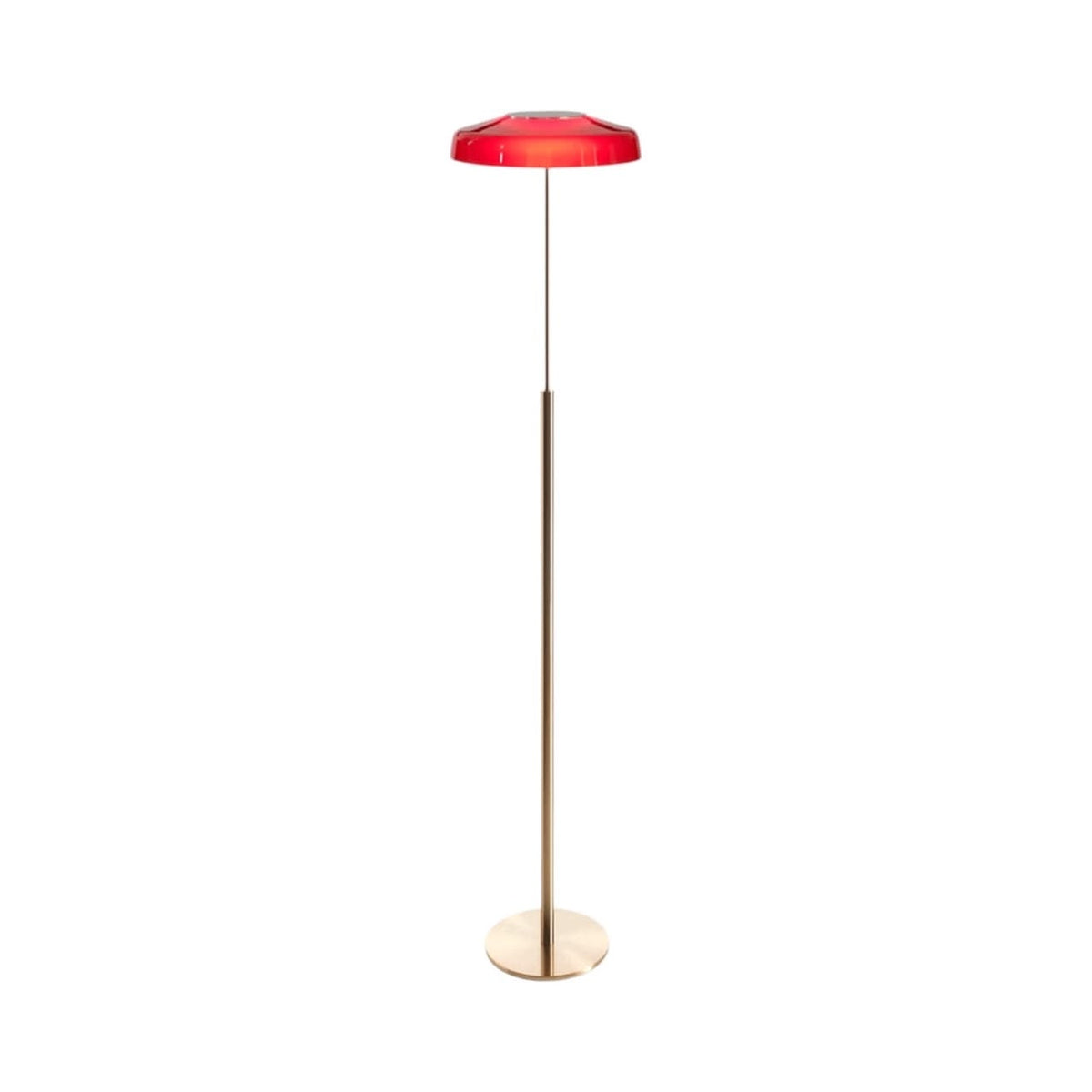 Dora Floor Lamp - rounded diffusing shade on a slender stem