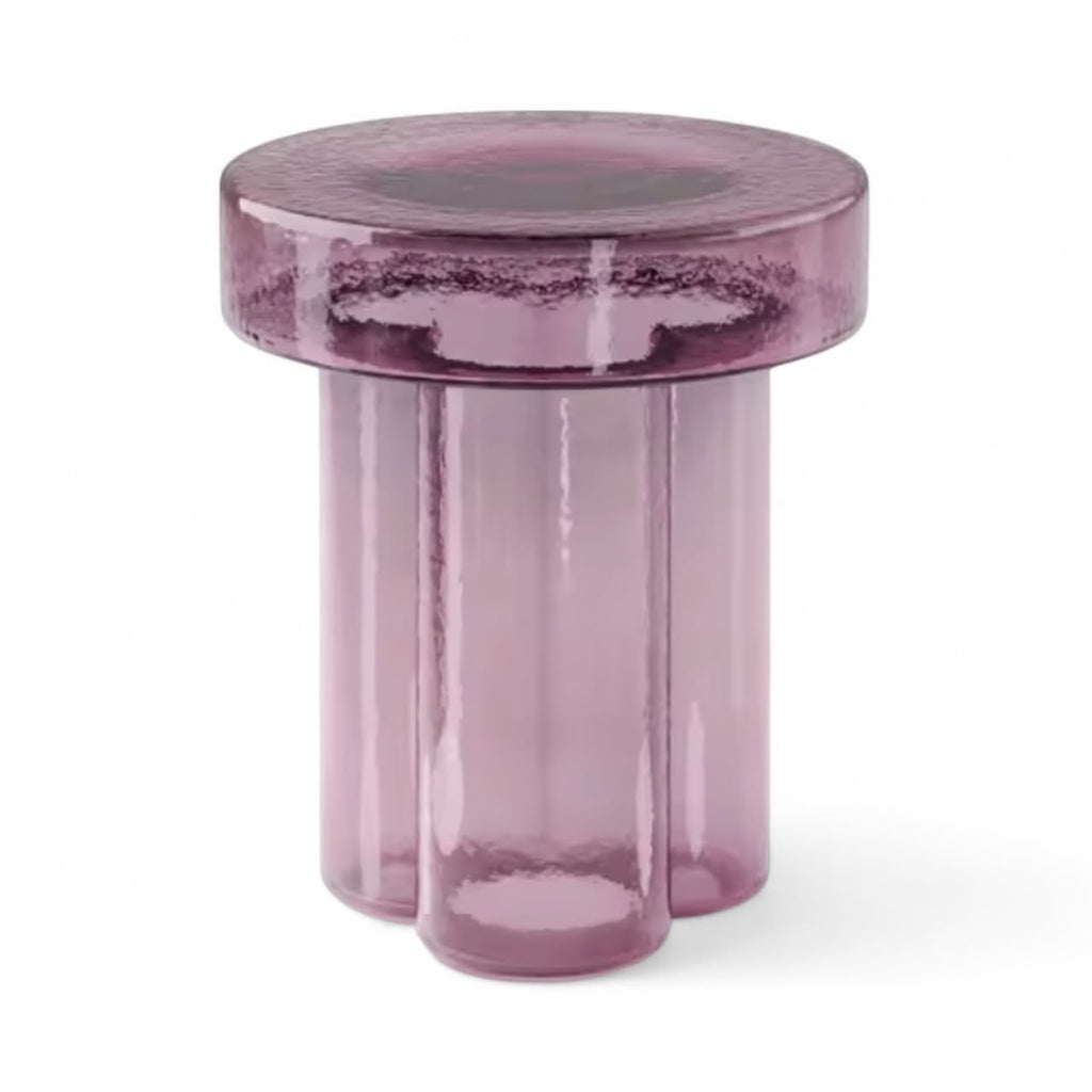 Soda Side Table - available in amber, blue, green or amethyst