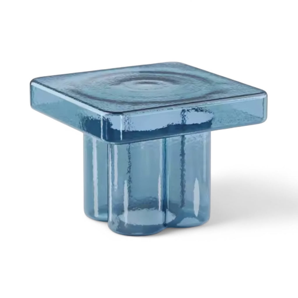 Soda Square Coffee Table - available in amber, blue, green or amethyst