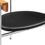 PK11 Chair - satin steel legs