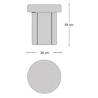 Soda Side Table - glass side table from Nue Modern