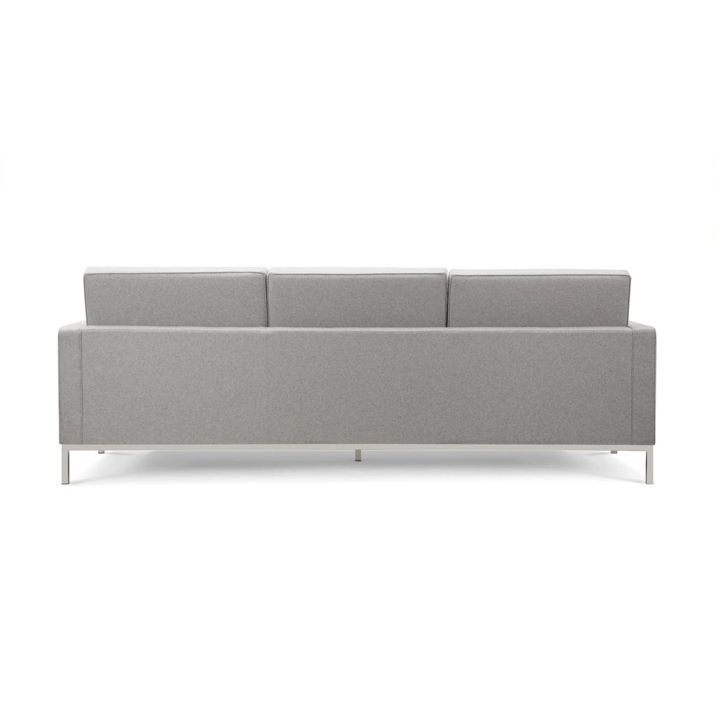 Florence 3-Seater Sofa - rectilinear geometry and precise upholstery