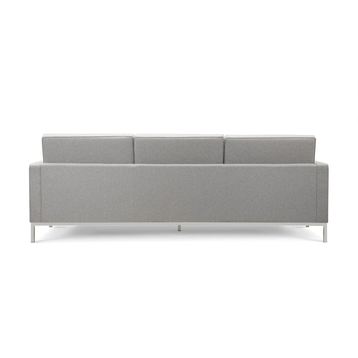 Florence 3-Seater Sofa - rectilinear geometry and precise upholstery