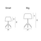 Lumiere Table Lamp - glass table lamp from Nue Modern