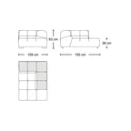Tufty modular sofa TF023 - quality upholstery