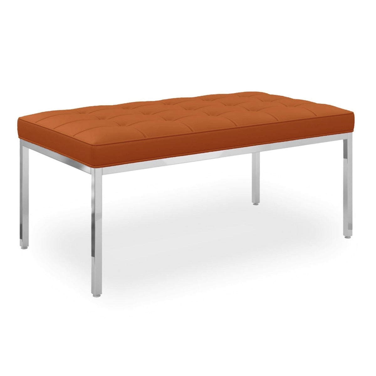 Florence 2-Seater Bench - Florence Knoll-inspired backless upholstered bench