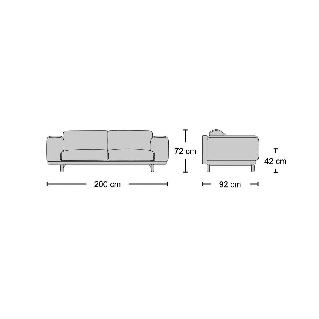 Rest 2-Seater Sofa - Nordic-inspired two-seater from Nue Modern