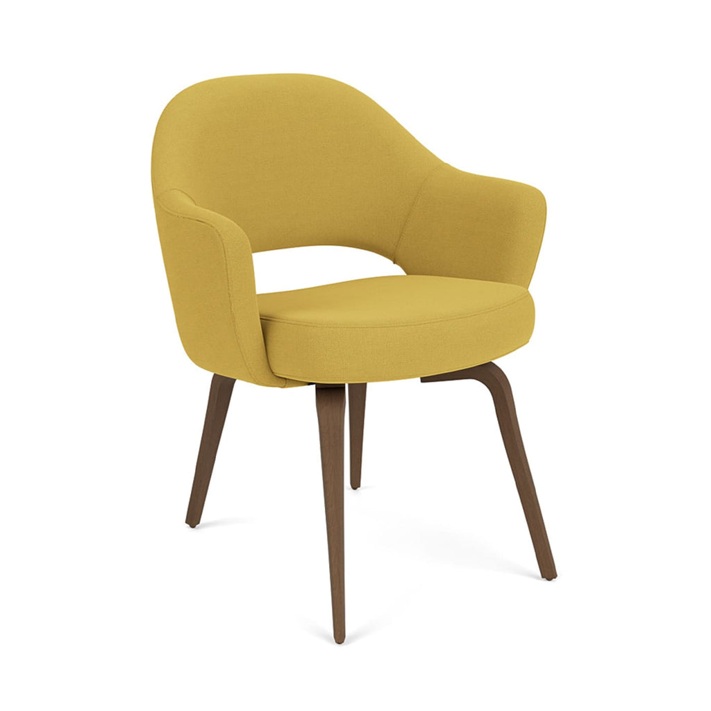 Saarinen Conference Armchair - sculpted upholstered shell with integrated arms