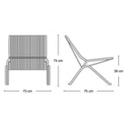 PK25 Lounge Chair - woven lounge chair from Nue Modern