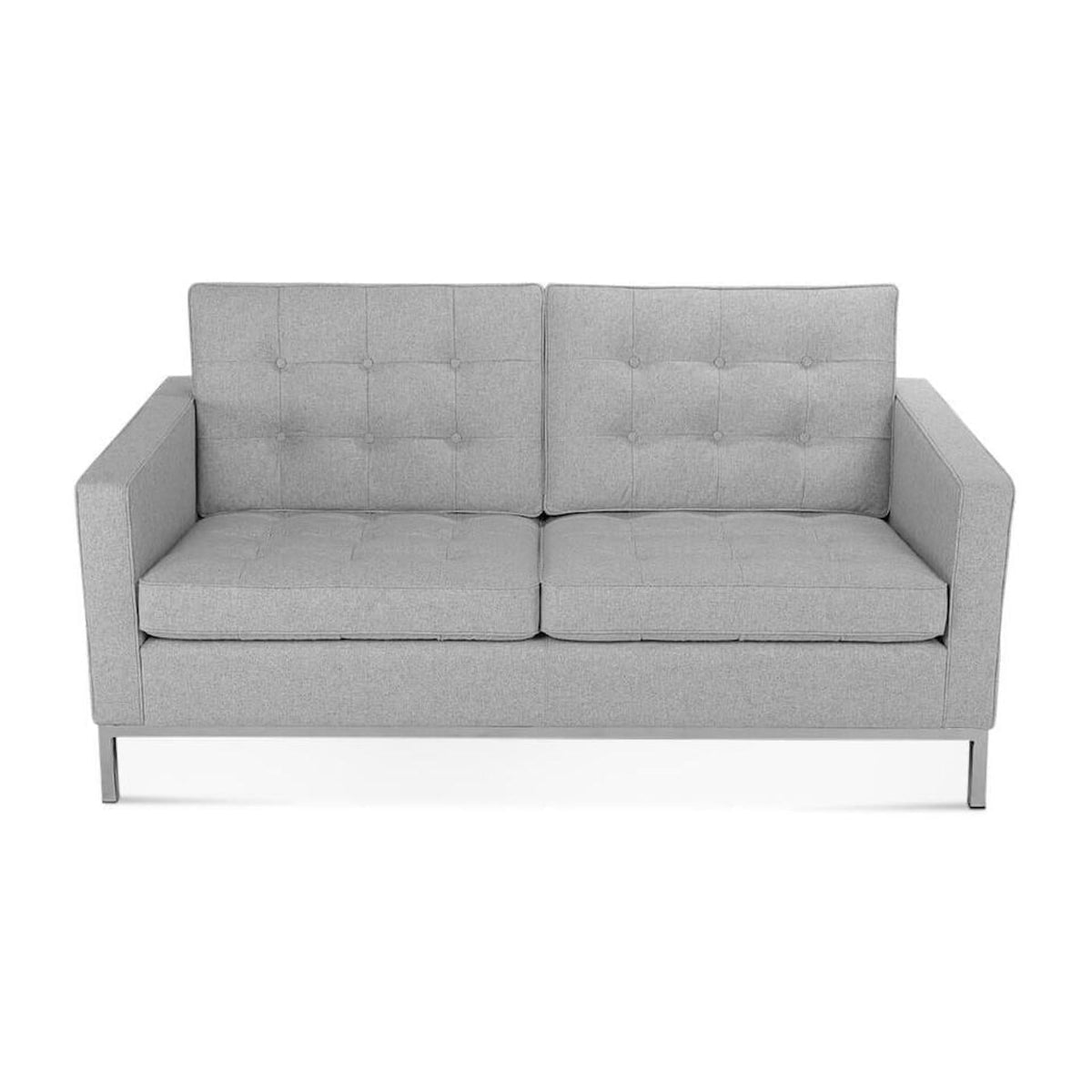 Florence 2-Seater Sofa - lifted, light-footed stance