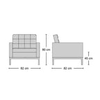 Florence Armchair - tailored armchair from Nue Modern