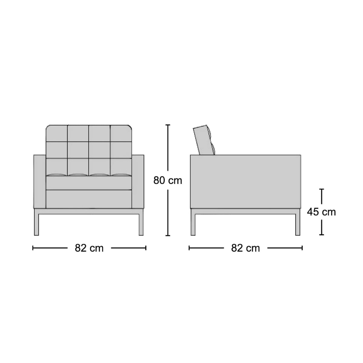 Florence Armchair - tailored armchair from Nue Modern