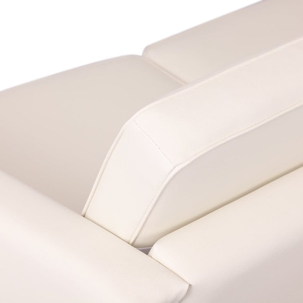 CH102 Sofa - exposed wooden frame beneath tailored upholstery