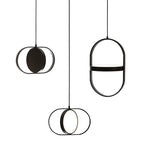 Kuu Pendant Lamp - moon-like pendant with a rounded diffusing shade
