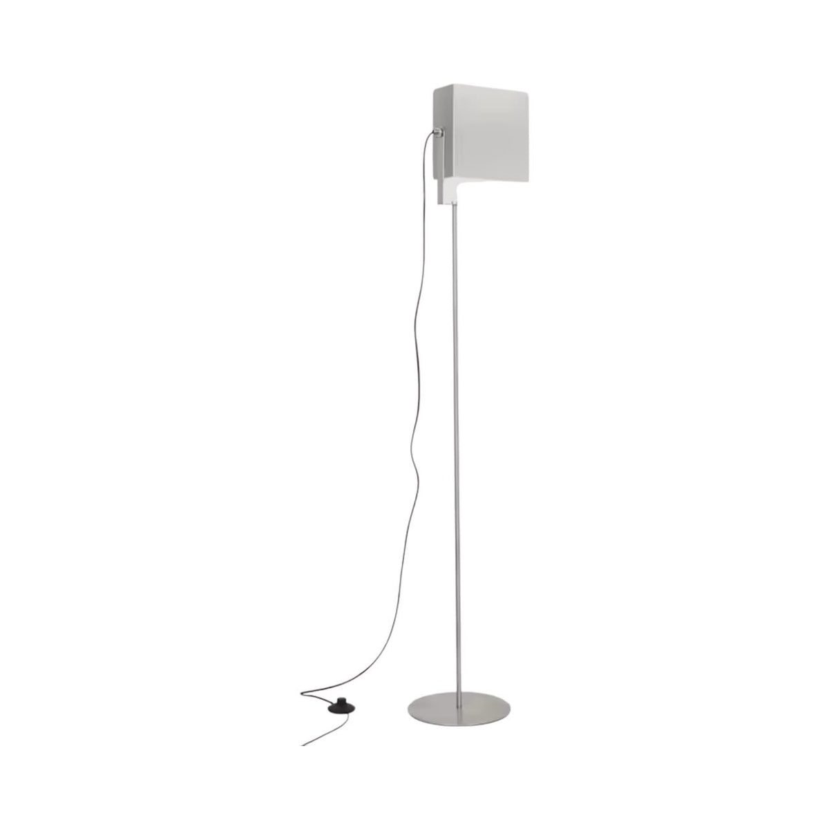 Flagpole Floor Lamp - elevated light source for reading corners