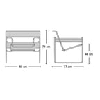 Wassily Armchair - tubular steel armchair from Nue Modern