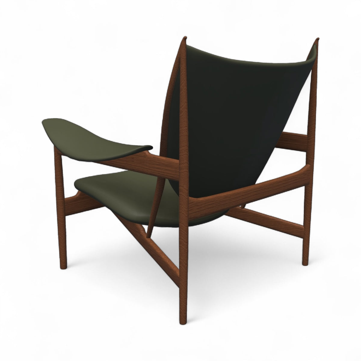 Chieftains Chair - exposed ash or American walnut frame