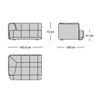 Flex Narrow Module - modular sofa element from Nue Modern