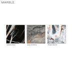 Noir Coffee Table - natural marble veining