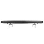 PK80 Daybed - taut leather-upholstered platform on steel legs