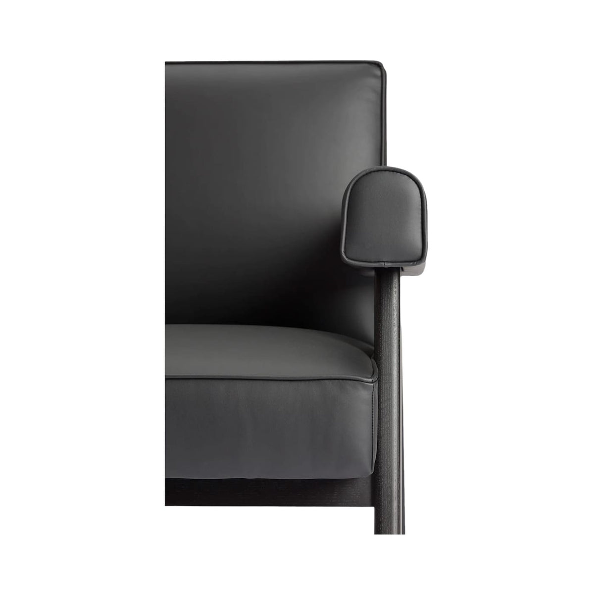 Capitol Armchair - cushioned lounge chair on a solid timber frame