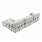 Bellini 3-Seater Sofa & Ottoman - low, cloud-like modular seating as a complete set