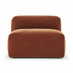 Le Mura Armless Module - armless seat module with back wall