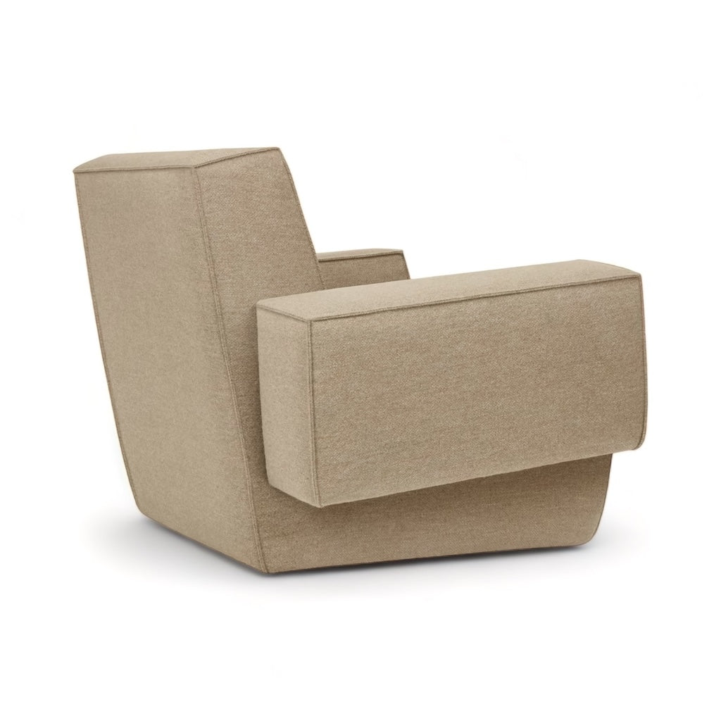 Hunk Armchair - chunky upholstered arms and back
